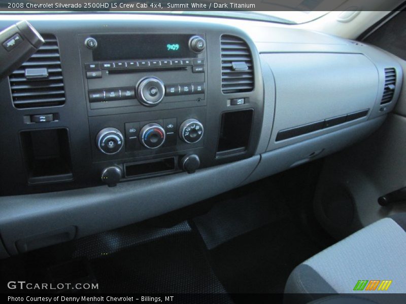 Summit White / Dark Titanium 2008 Chevrolet Silverado 2500HD LS Crew Cab 4x4