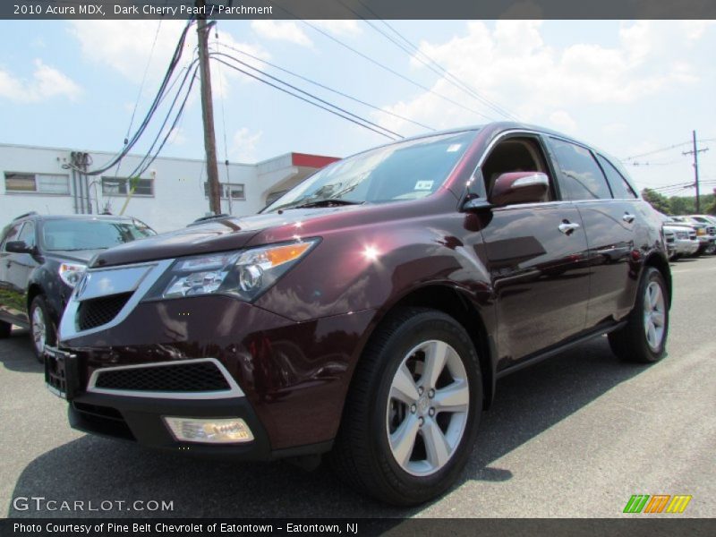 Dark Cherry Pearl / Parchment 2010 Acura MDX