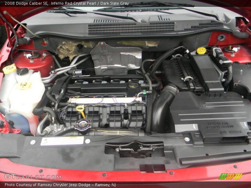 Inferno Red Crystal Pearl / Dark Slate Gray 2008 Dodge Caliber SE
