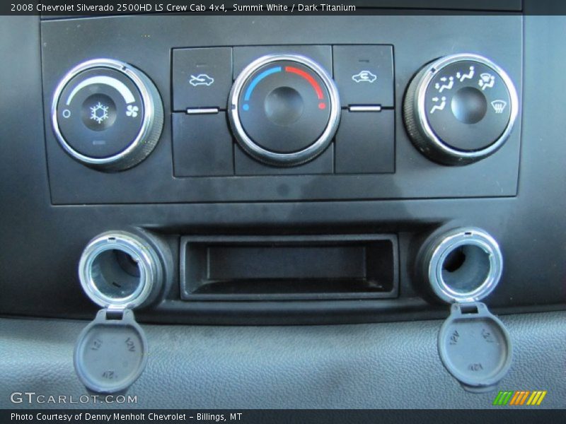 Summit White / Dark Titanium 2008 Chevrolet Silverado 2500HD LS Crew Cab 4x4