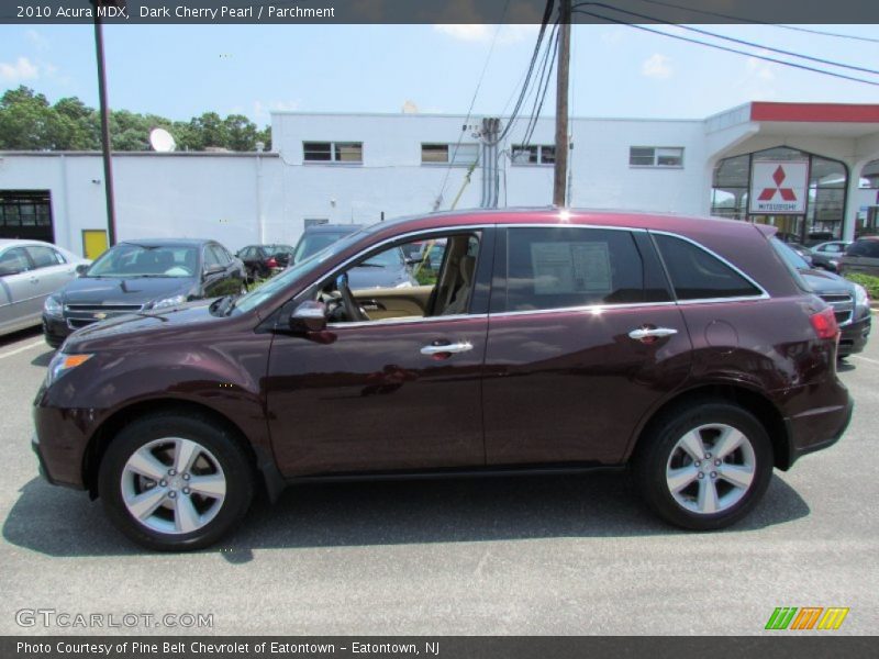Dark Cherry Pearl / Parchment 2010 Acura MDX
