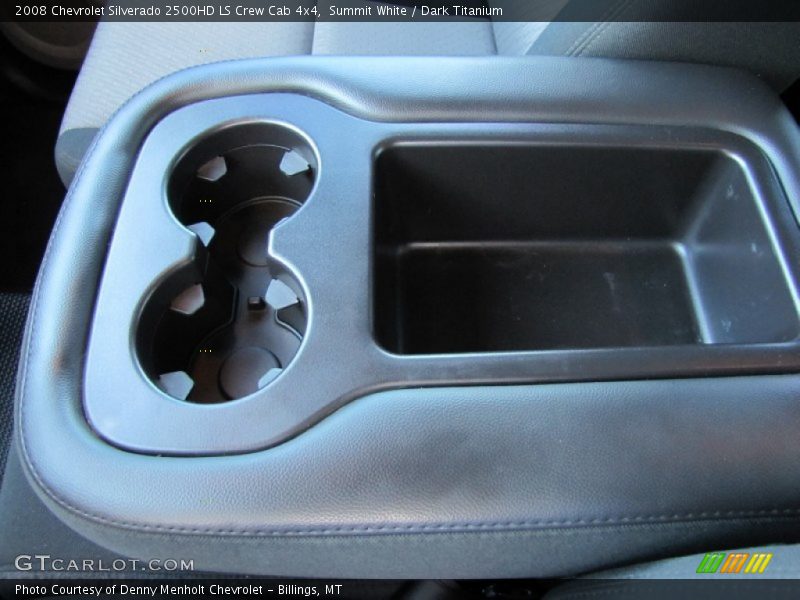 Summit White / Dark Titanium 2008 Chevrolet Silverado 2500HD LS Crew Cab 4x4