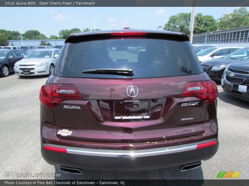 Dark Cherry Pearl / Parchment 2010 Acura MDX