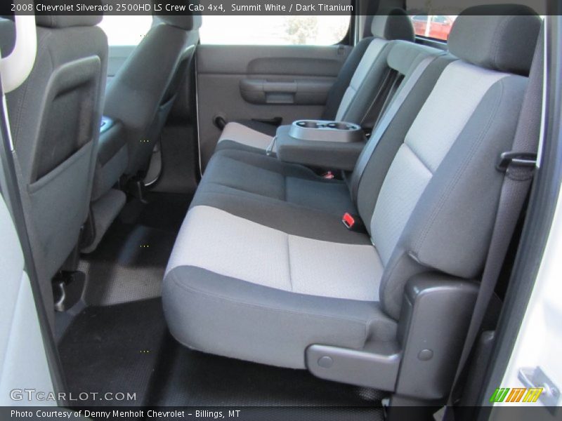 Summit White / Dark Titanium 2008 Chevrolet Silverado 2500HD LS Crew Cab 4x4
