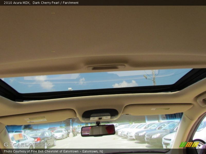 Dark Cherry Pearl / Parchment 2010 Acura MDX