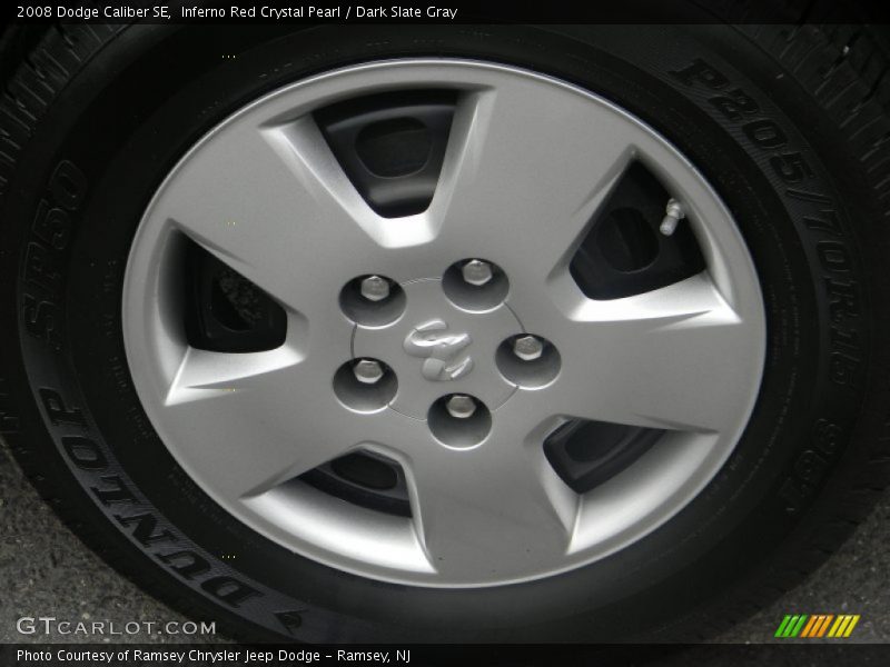 Inferno Red Crystal Pearl / Dark Slate Gray 2008 Dodge Caliber SE