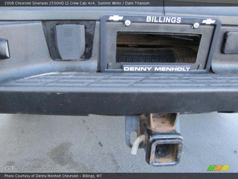 Summit White / Dark Titanium 2008 Chevrolet Silverado 2500HD LS Crew Cab 4x4