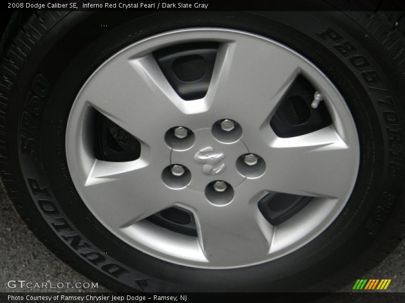 Inferno Red Crystal Pearl / Dark Slate Gray 2008 Dodge Caliber SE