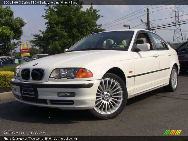 Alpine White / Sand 2001 BMW 3 Series 330xi Sedan