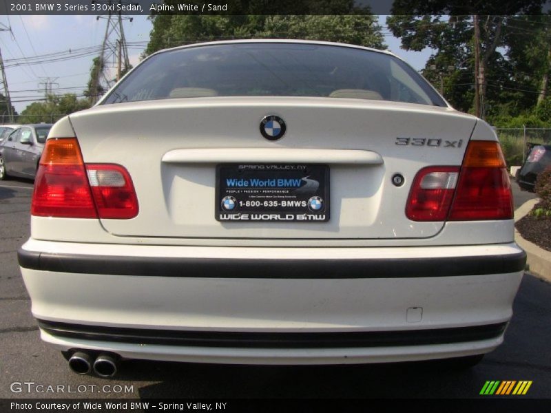 Alpine White / Sand 2001 BMW 3 Series 330xi Sedan