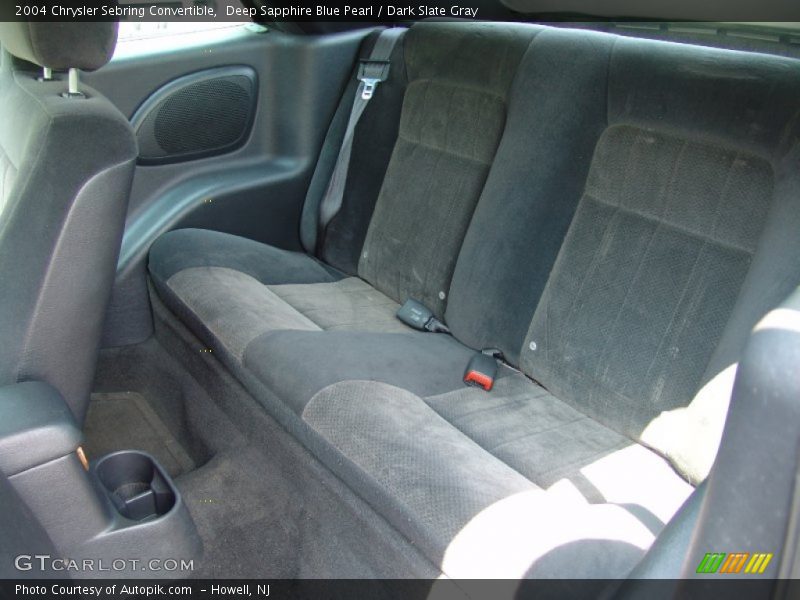 Deep Sapphire Blue Pearl / Dark Slate Gray 2004 Chrysler Sebring Convertible