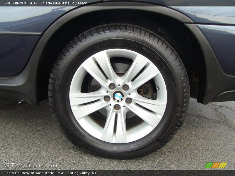 Toledo Blue Metallic / Black 2006 BMW X5 4.4i