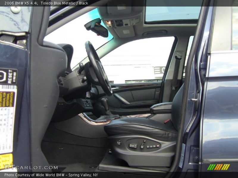 Toledo Blue Metallic / Black 2006 BMW X5 4.4i