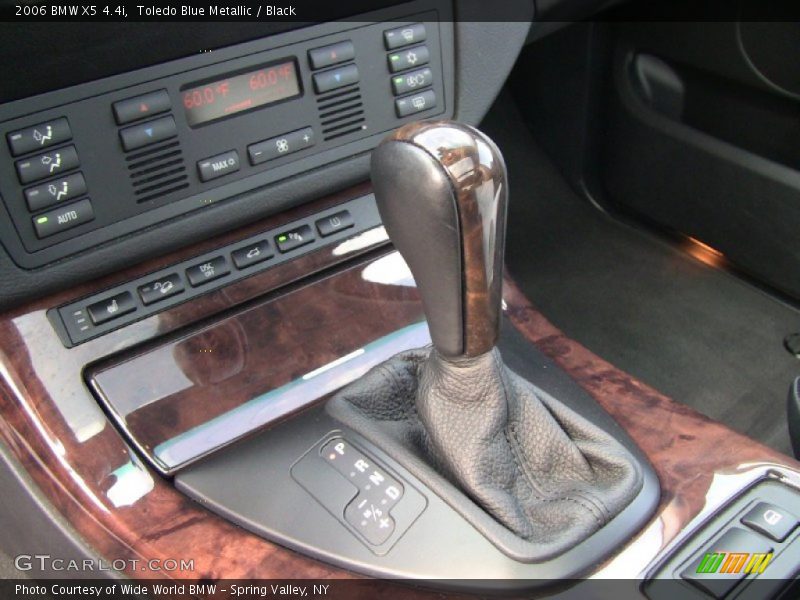 Toledo Blue Metallic / Black 2006 BMW X5 4.4i