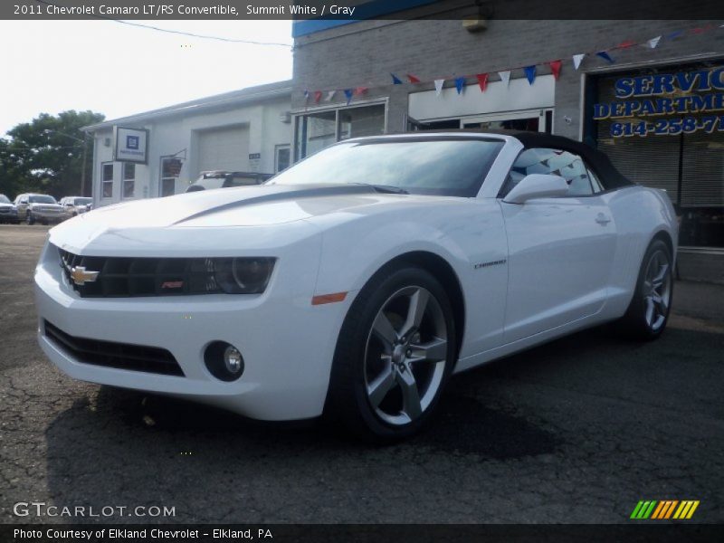 Summit White / Gray 2011 Chevrolet Camaro LT/RS Convertible