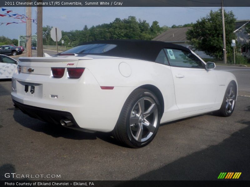Summit White / Gray 2011 Chevrolet Camaro LT/RS Convertible