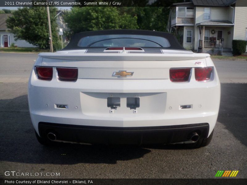 Summit White / Gray 2011 Chevrolet Camaro LT/RS Convertible