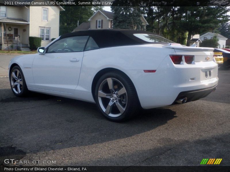 Summit White / Gray 2011 Chevrolet Camaro LT/RS Convertible