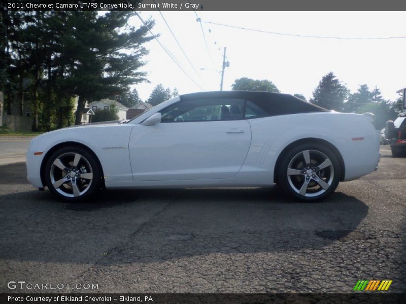 Summit White / Gray 2011 Chevrolet Camaro LT/RS Convertible