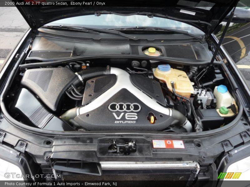  2000 A6 2.7T quattro Sedan Engine - 2.7 Liter Twin-Turbocharged DOHC 30-Valve V6