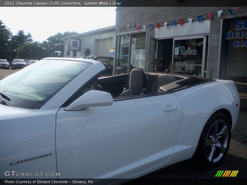 Summit White / Gray 2011 Chevrolet Camaro LT/RS Convertible