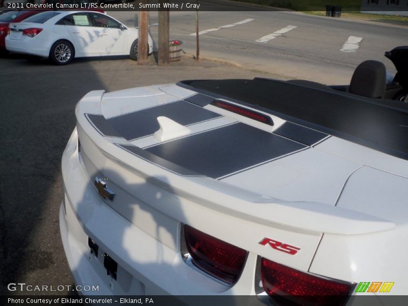 Summit White / Gray 2011 Chevrolet Camaro LT/RS Convertible