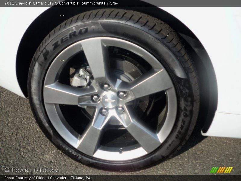 Summit White / Gray 2011 Chevrolet Camaro LT/RS Convertible