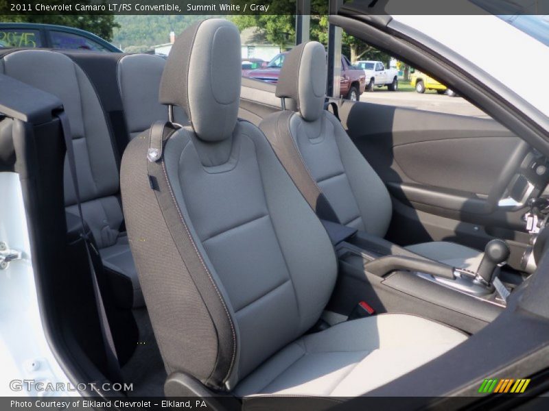 Summit White / Gray 2011 Chevrolet Camaro LT/RS Convertible