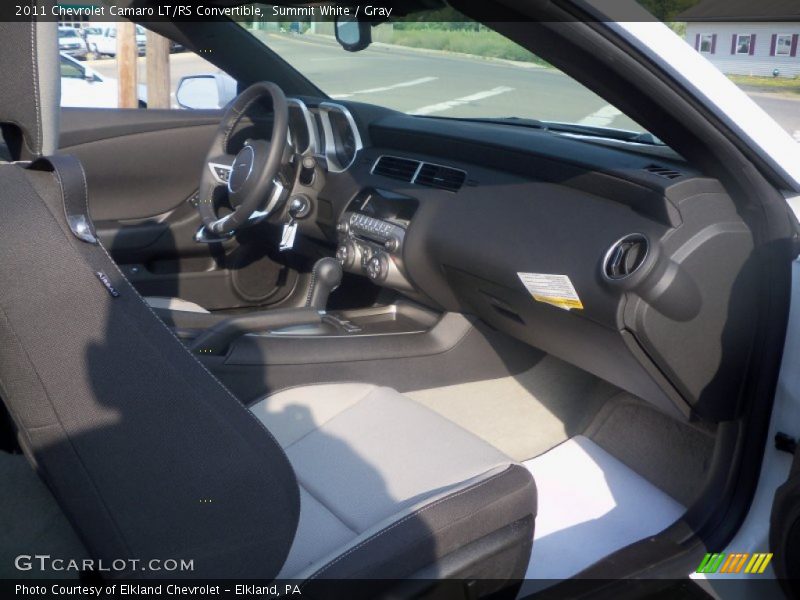 Summit White / Gray 2011 Chevrolet Camaro LT/RS Convertible
