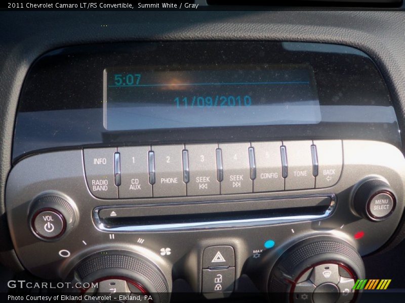 Summit White / Gray 2011 Chevrolet Camaro LT/RS Convertible