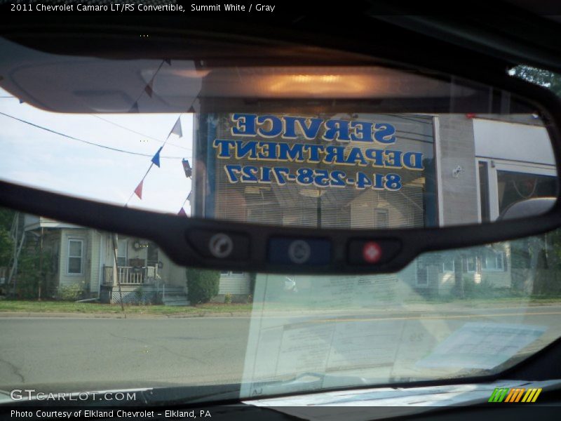 Summit White / Gray 2011 Chevrolet Camaro LT/RS Convertible