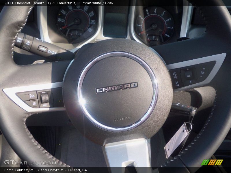 Summit White / Gray 2011 Chevrolet Camaro LT/RS Convertible