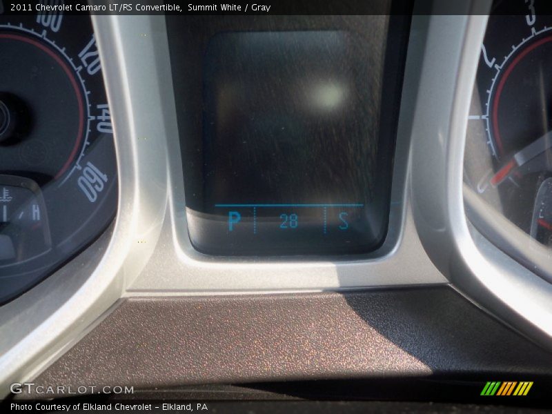 Summit White / Gray 2011 Chevrolet Camaro LT/RS Convertible