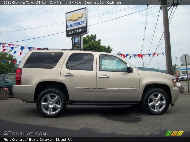 Gold Mist Metallic / Light Cashmere/Dark Cashmere 2011 Chevrolet Tahoe LTZ 4x4
