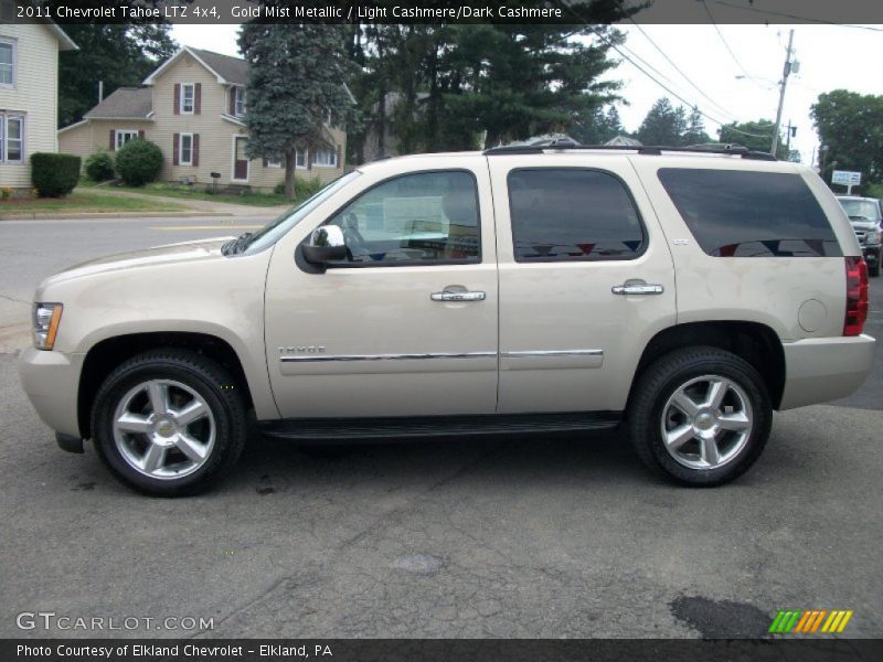 Gold Mist Metallic / Light Cashmere/Dark Cashmere 2011 Chevrolet Tahoe LTZ 4x4