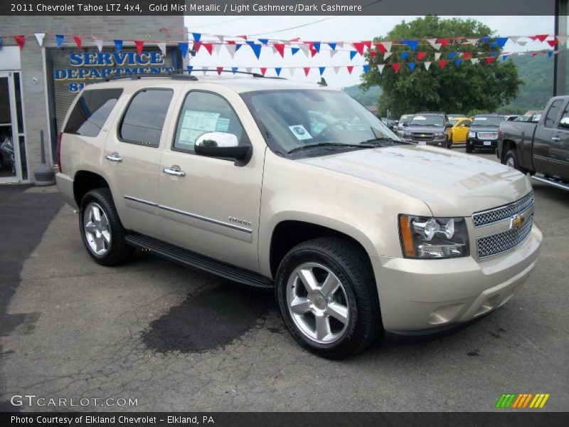 Gold Mist Metallic / Light Cashmere/Dark Cashmere 2011 Chevrolet Tahoe LTZ 4x4