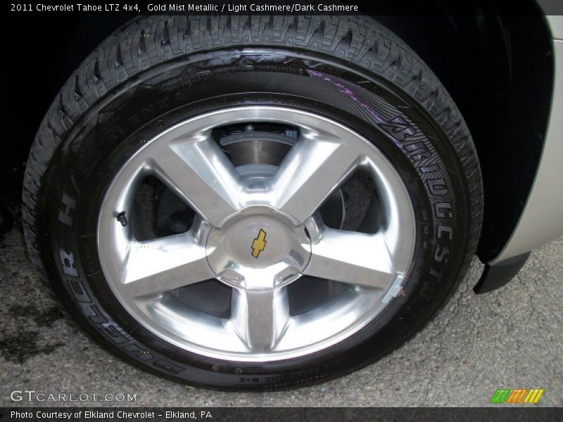 Gold Mist Metallic / Light Cashmere/Dark Cashmere 2011 Chevrolet Tahoe LTZ 4x4