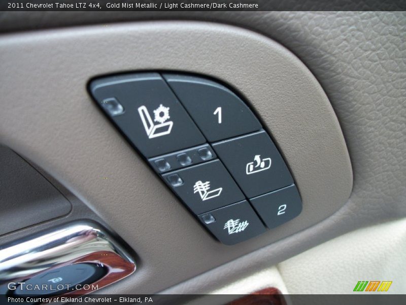 Gold Mist Metallic / Light Cashmere/Dark Cashmere 2011 Chevrolet Tahoe LTZ 4x4