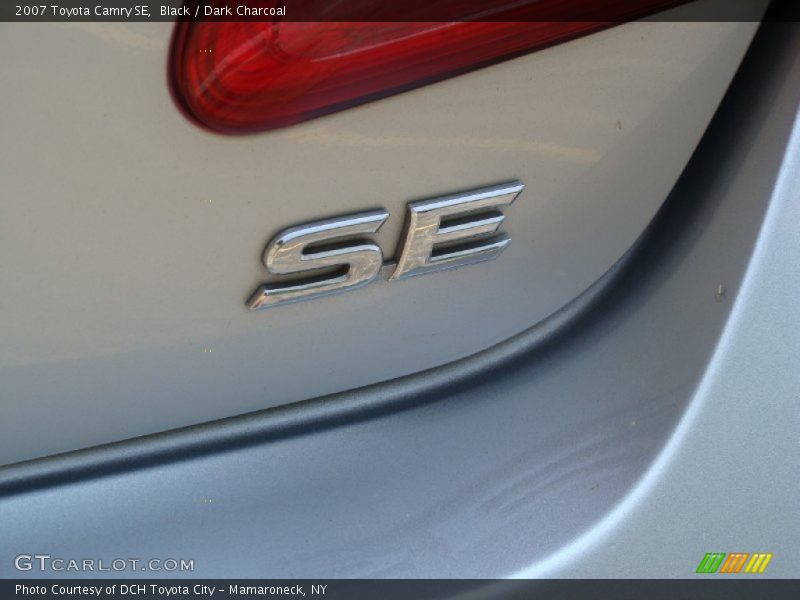 Black / Dark Charcoal 2007 Toyota Camry SE