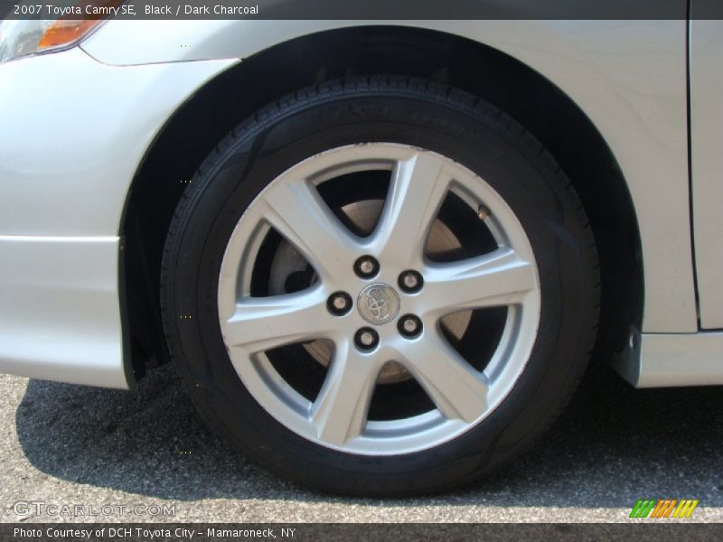 Black / Dark Charcoal 2007 Toyota Camry SE