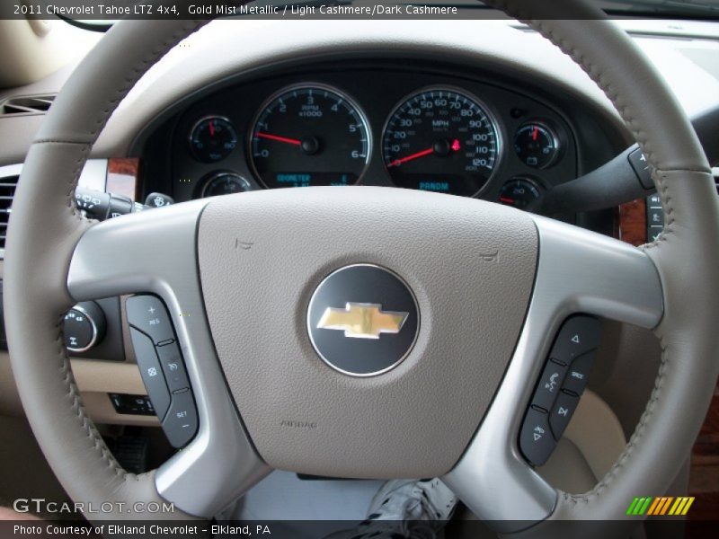 Gold Mist Metallic / Light Cashmere/Dark Cashmere 2011 Chevrolet Tahoe LTZ 4x4