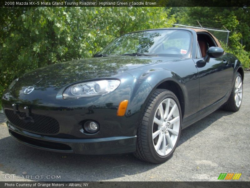 Front 3/4 View of 2008 MX-5 Miata Grand Touring Roadster