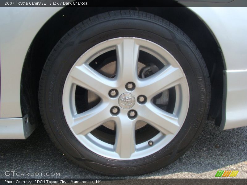 Black / Dark Charcoal 2007 Toyota Camry SE