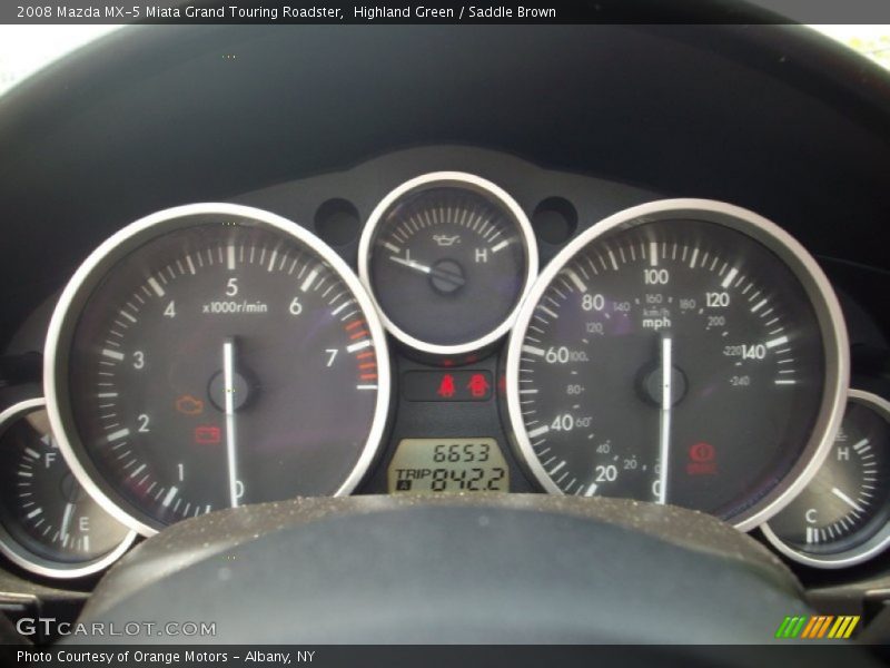  2008 MX-5 Miata Grand Touring Roadster Grand Touring Roadster Gauges