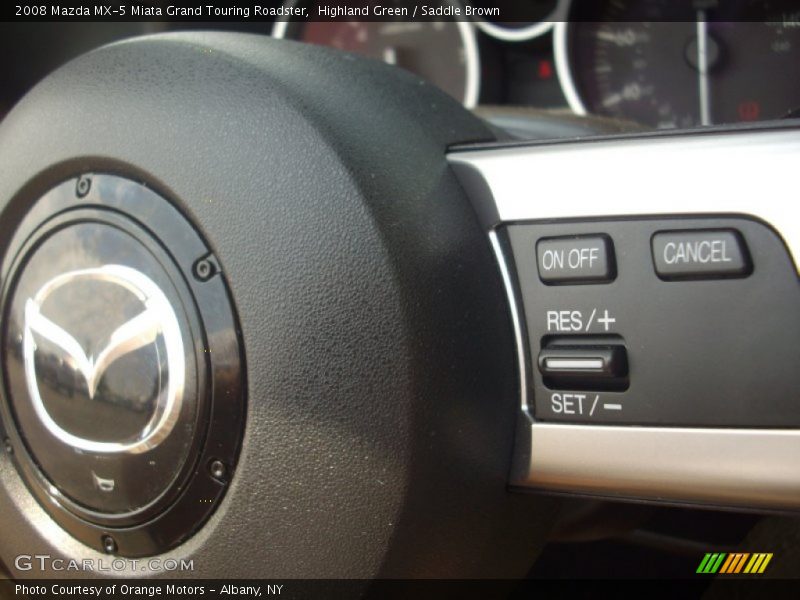 Highland Green / Saddle Brown 2008 Mazda MX-5 Miata Grand Touring Roadster