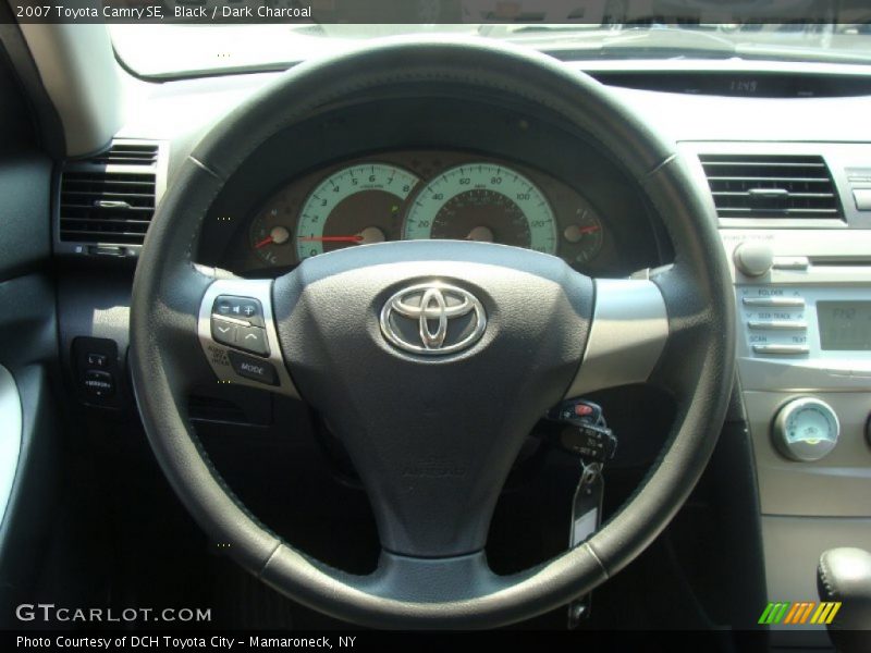 Black / Dark Charcoal 2007 Toyota Camry SE