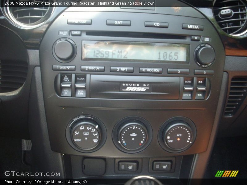 Controls of 2008 MX-5 Miata Grand Touring Roadster