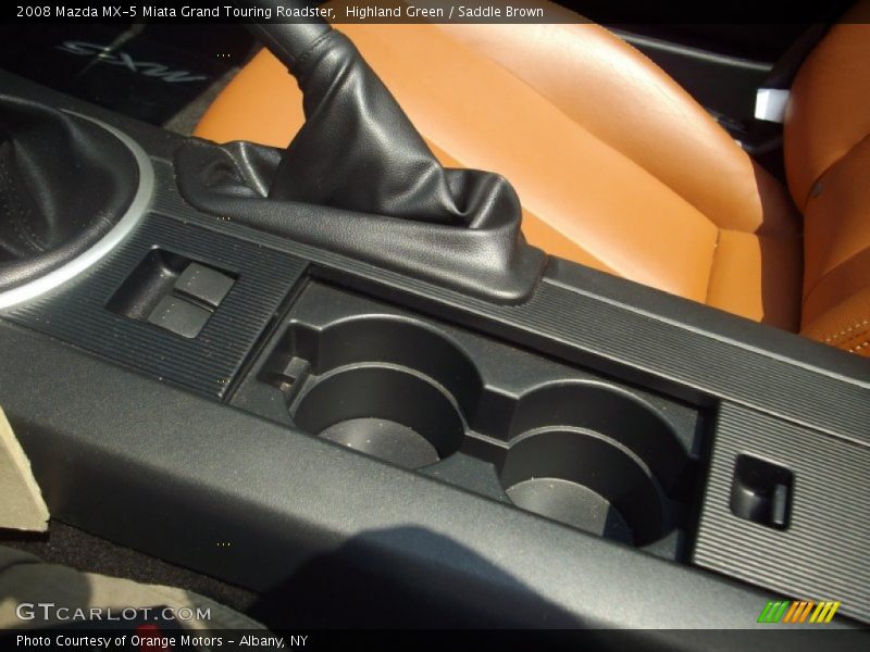 Highland Green / Saddle Brown 2008 Mazda MX-5 Miata Grand Touring Roadster