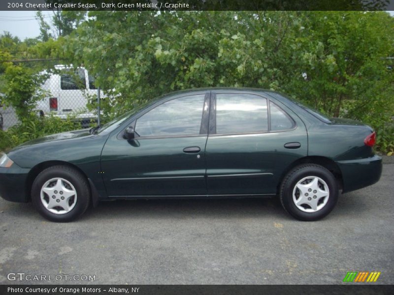 Dark Green Metallic / Graphite 2004 Chevrolet Cavalier Sedan