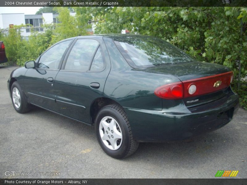 Dark Green Metallic / Graphite 2004 Chevrolet Cavalier Sedan